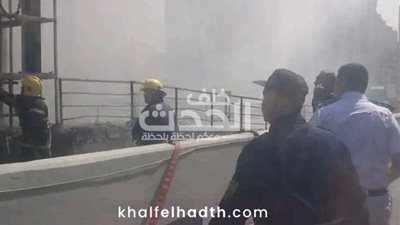 حريق مفاجئ بمحطة الأتوبيس الترددي في الخصوص.. والسيطرة دون خسائر بشرية
