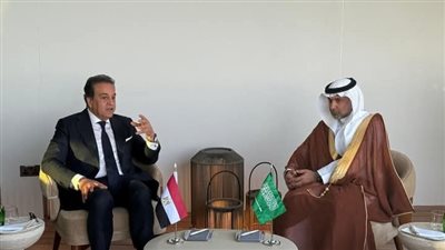 وزير الصحة يبحث مع نظيره السعودي مستجدات التعاون في القطاع الصحي بين البلدين 