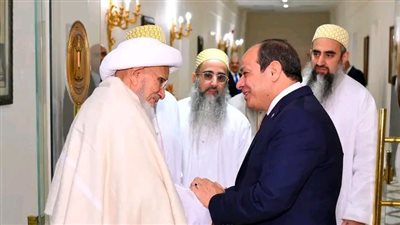 تفاصيل لقاء الرئيس السيسي مع سلطان طائفة البهرة