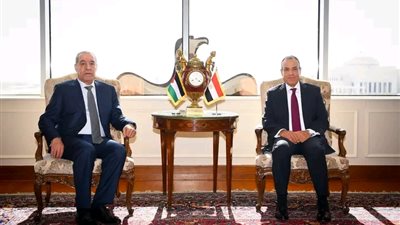 وزير الخارجية يلتقي نائب رئيس دولة فلسطين ويبحث دعم مصر للسلطة الفلسطينية وجهود الوساطة في غزة