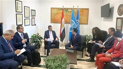 وزير الزراعة يلتقي مدير عام منظمة الأغذية والزراعة للأمم المتحدة لبحث تعزيز التعاون المشترك 