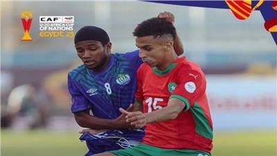 منتخب المغرب يهزم سيراليون ويصعد لنصف نهائي أمم أفريقيا تحت 20 عامًا