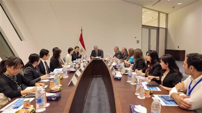 وزير السياحة والآثار يلتقي مع رئيس مكتب هيئة التعاون الدولي اليابانية بمصر