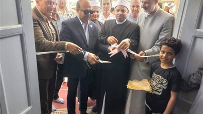 افتتاح مسجد الرحمة بعز العرب بكفر سعد نيابة عن محافظ دمياط