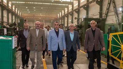 وزير الدولة للإنتاج الحربي يتابع مراحل التصنيع بشركة حلوان للصناعات الهندسية