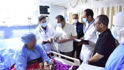  وزير الصحة يتفقد مستشفى الضبعة المركزي بمحافظة مطروح