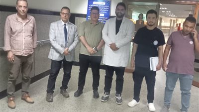 د طه فى جولة تفقدية لمستشفيات جامعة كفرالشيخ 