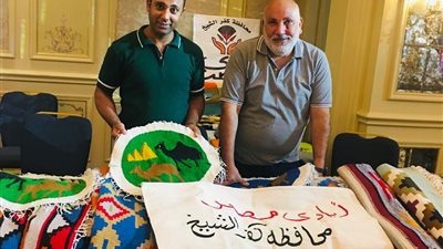   كفرالشيخ تشارك في معرض التراث والحرف اليدوية بالجيزة