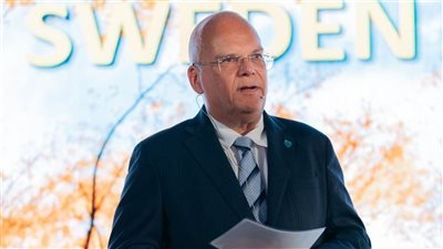 بالصور..السفير السويدى بالقاهرة يؤكد على ريادة السويد فى التنمية المستدامة وقوة الشراكة مع مصر
