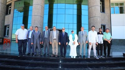 عبدالمعطى يتفقد المدينة الطبية بجامعة كفرالشيخ 