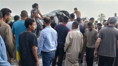 وفاة 10 أشخاص وإصابة آخرين في حادث تصادم بالطريق الإقليمي المنوفية