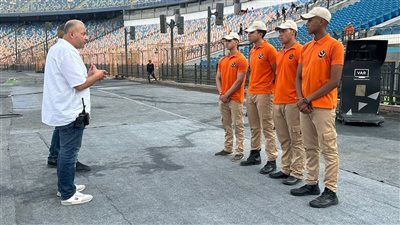 استعدادات أمنية مشددة لحفل كايروكي التاريخي في استاد القاهرة