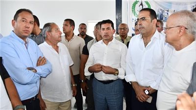 وزير الرياضة ومحافظ بورسعيد يتفقدان عددا من الأنشطة بالمدينة الشبابية ببورسعيد