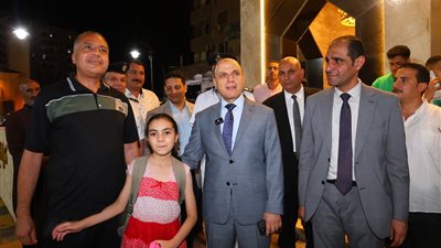 محافظ كفرالشيخ يفتتح ميدان وحديقة المحطة بوسط العاصمة بعد تطويرهما