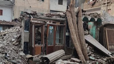مصرع شاب انهار عليه منزل من 3 طوابق بالرياض كفرالشيخ 