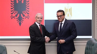 وزير الصحة يبحث مع سفير ألبانيا تعزيز التعاون الصحي