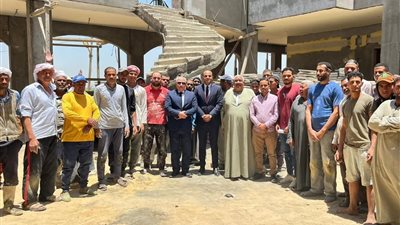 رئيس تنمية الصعيد يتفقد مركز المهارات التراثية ببني سويف