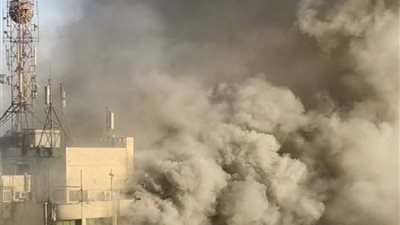 حريق ضخم في سنترال رمسيس يُسفر عن إصابة 7 أشخاص واختناقات واحتجاز موظفين