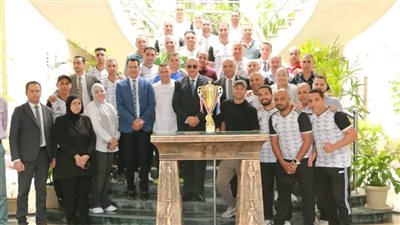 النشار يكرم أبطال المصرية للمطارات بعد حصدهم بطولات القاهرة الكبرى وتأهلهم لبطولة الجمهورية