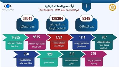 حماية المستهلك يعلن حصاد 2024 - 2025