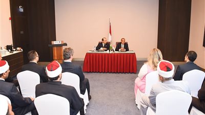 وزير الخارجية يلتقي الجالية المصرية في النيجر