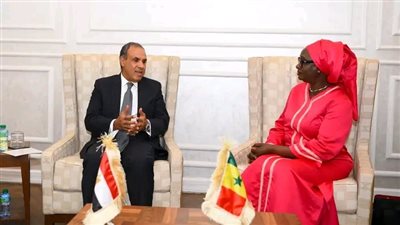 لقاء وزير الخارجية والهجرة مع وزيرة التكامل الأفريقي والشئون الخارجية السنغالية