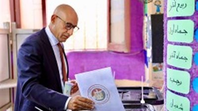 وزير التربية والتعليم يدلي بصوته في انتخابات مجلس الشيوخ 2025
