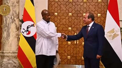 متحدث الرئاسة: السيسي وموسيفيني بحثا سبل الارتقاء بالعلاقات الثنائية التاريخية بين مصر وأوغندا