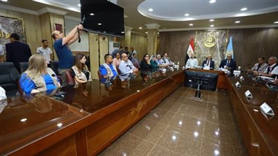 محافظ كفرالشيخ يستعرض مع وفد «الفاو» تنفيذ مشروعات الزراعة الذكية