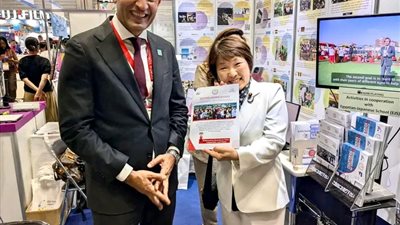 وزيرا التعليم في مصر واليابان يتفقدان جناح EduPort بمعرض 