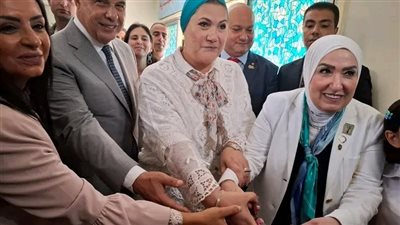 رئيسة المجلس القومي للطفولة والأمومة ووزيرة التضامن الاجتماعي ومحافظ الإسكندرية يفتتحون فرع المجلس بمحافظة بالإسكندرية