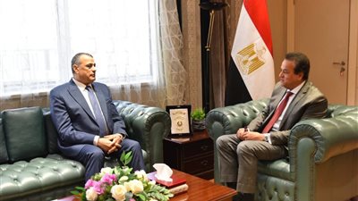 وزيرا الصحة والإنتاج الحربي يبحثان تطوير المنظومة الصحية والمشروعات المشتركة