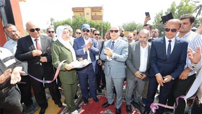 محافظ كفرالشيخ يفتتح محطة رفع الصرف الصحي بالشيخ مبارك
