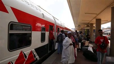 الهيئة القومية لسكك حديد مصر تُسيّر الرحلة السابعة عشر ضمن قطارات العودة الطوعية للأشقاء السودانيين