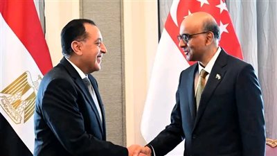 رئيس جمهورية سنغافورة يستقبل رئيس مجلس الوزراء لتعزيز العلاقات الثنائية بين البلدين 