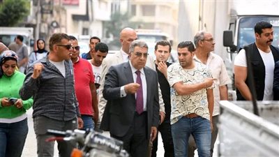 محافظ الدقهلية في جولة مفاجئة بشوارع المنصورة للتأكد من مستوى النظافة ورفع الإشغالات