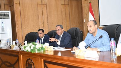 محافظ قنا يبحث إجراءات حماية المناطق المتوقع تعرضها للسيول