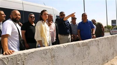 محافظ الجيزة يتفقد مشروعات تطوير الطرق والمداخل المؤدية للمتحف المصري الكبير 