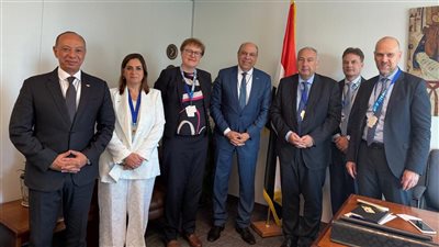 لقاءات مكثفة لوزير الطيران المدني مع  وزراء ومسؤولي النقل والطيران بكل من آيسلندا وألمانيا وكندا واليابان والبرازيل على هامش مشاركته فى اجتماعات الإيكاو بمونتريال
