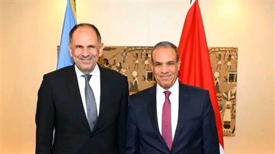 ‏‎وزير الخارجية يلتقي مع نظيره اليوناني على هامش أعمال الجمعية العامة للأمم المتحدة