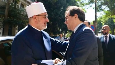 وزير الثقافة يستقبل مفتي الجمهورية لبحث تعزيز التعاون المشترك في نشر الوعي والفكر المستنير
