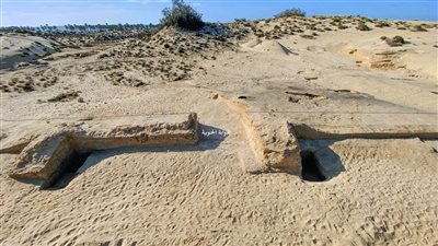 اكتشاف قلعة عسكرية جديدة من عصر الدولة الحديثة على طريق حورس الحربي بسيناء