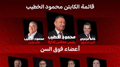 موعد أولى ندوات قائمة الخطيب الانتخابية بفرع الشيخ زايد