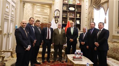 رئيس مجلس القضاء الأعلى يستقبل رئيس محكمة استئناف المنصورة لتهنئته بتوليه المنصب الجديد