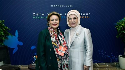 بالصور.. أمينة أردوغان :تركيا تولي أهمية كبيرة لمعالجة قضايا المناخ والبيئة.