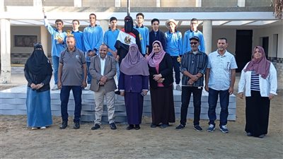 مدرسة جمال عبد الناصر الثانوية بالسويس تحتفل بافتتاح المتحف المصرى بالإذاعة المدرسية