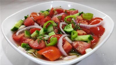 طريقة عمل وصفة سلطة الحاتى زى المحلات 