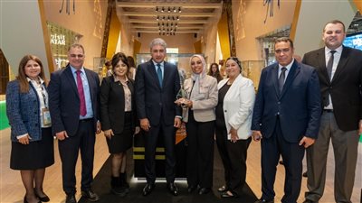 الجناح المصري يفوز بجائزة أفضل تصميم في بورصة لندن الدولية للسياحة WTM بلندن