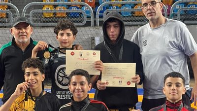 مصارعة المشروع القومي للموهبة بكفر الشيخ تحصد 5 ميداليات  فى بطولة الجمهورية
