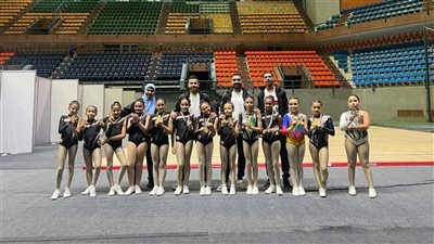 فتيات الزمالك يحصدن ذهبية وفضية كأس مصر لجمباز الأيروبك تحت 11 سنة